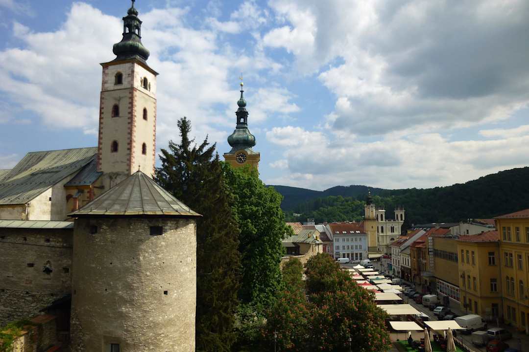 Ausblick aus dem obersten Stockwerk Hotel Kuria