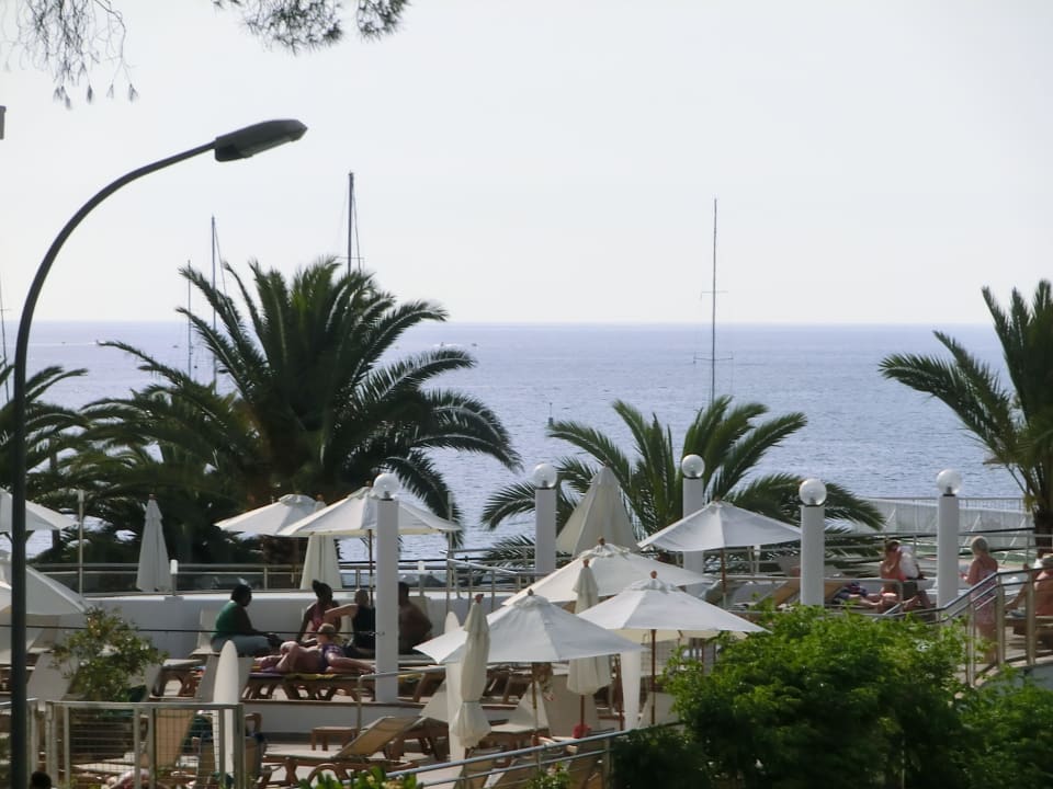 Ausblick vom Balkon Hotel Osiris