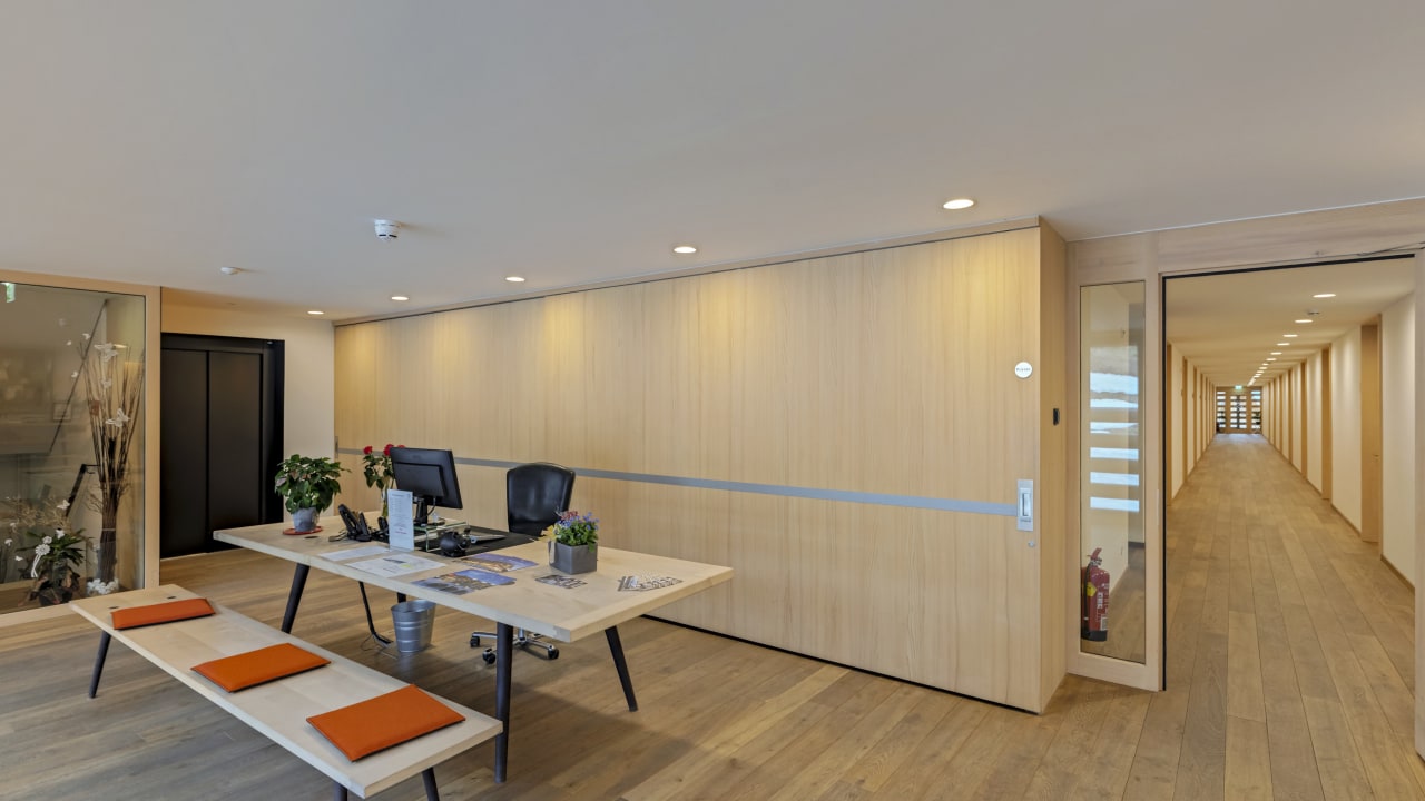 Lobby alpen select apartments Kleinwalsertal