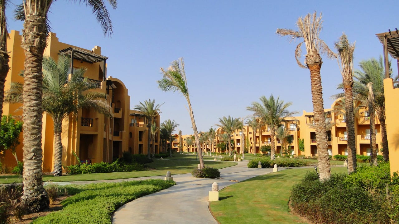 Gepflegte Gartenanlage Stella Beach Resort & Spa Makadi Bay