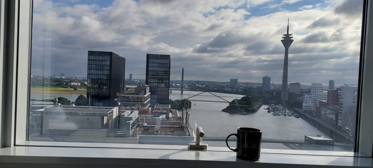 Ausblick INNSiDE by Meliá Düsseldorf Hafen