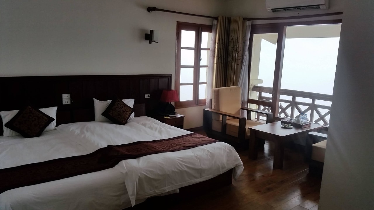 Łóżko 4-osobowe  Hotel Bamboo Sapa