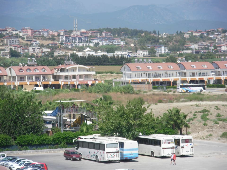 Blick von unserem Balkon Aydinbey Kings Palace & Spa