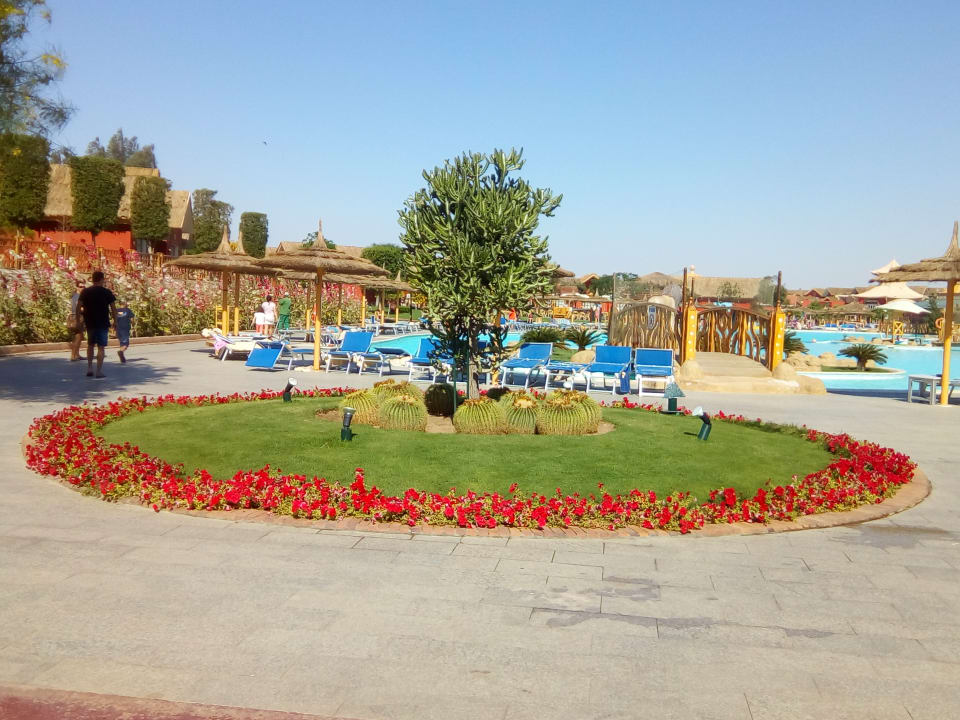 Gartenanlage Pickalbatros Jungle Aqua Park Resort - Neverland Hurghada