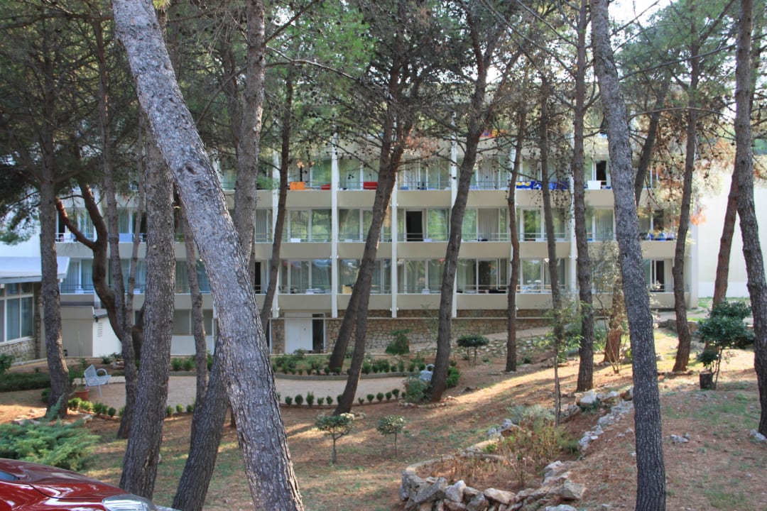 Vom Parkplatz Hotel Kimen