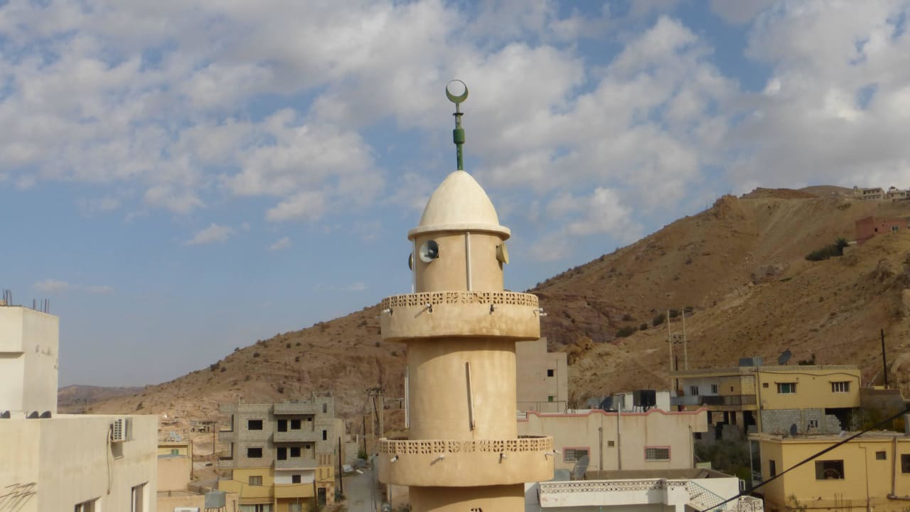 Blick aus unserem Zimmer Candle Hotel Wadi Musa