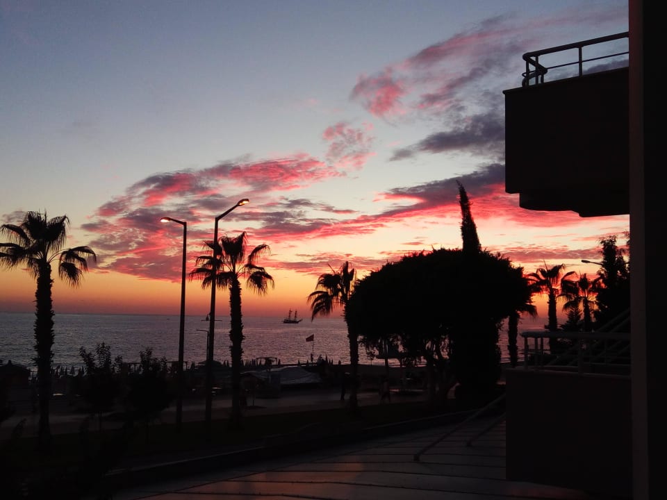 Ausblick 1. Stock Kleopatra Life Hotel