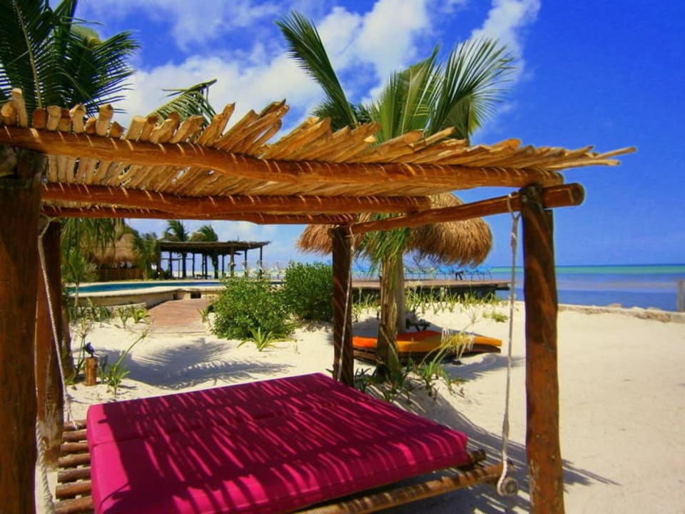 Sonnenliegen zum relaxen Hotel Villas Flamingos