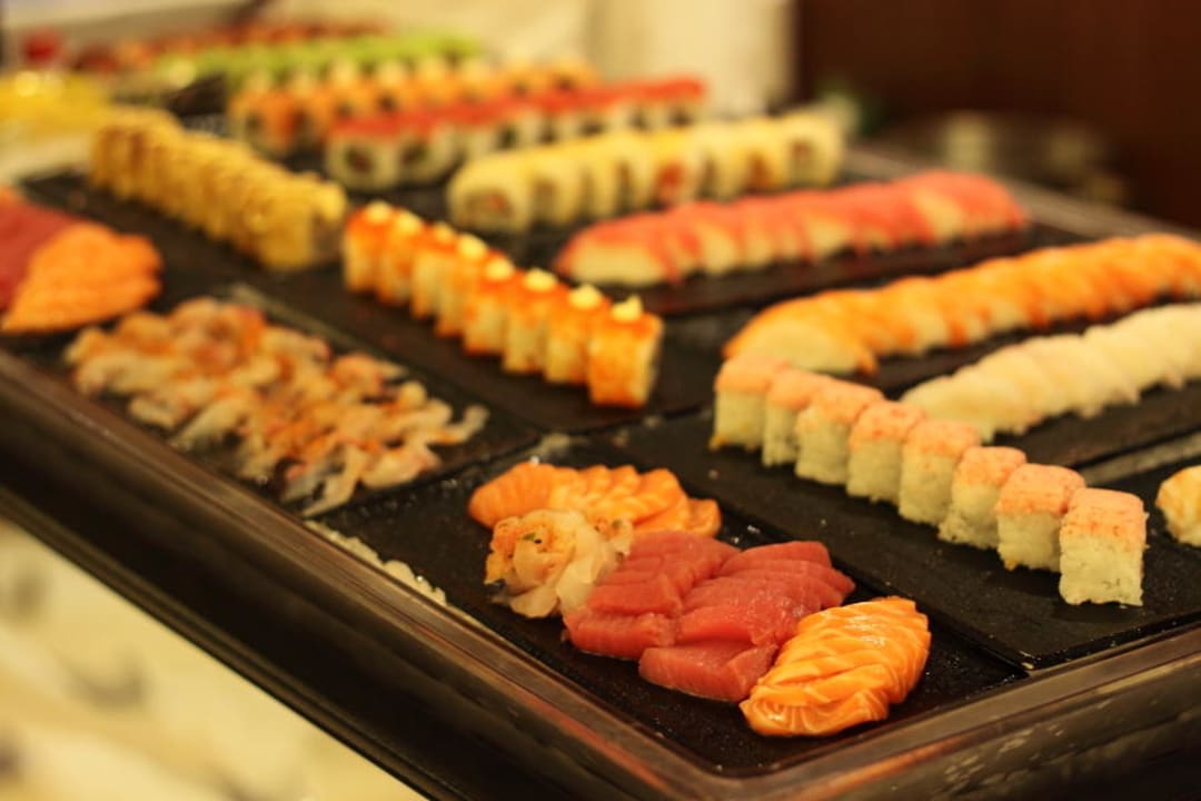 Sushi bei der Seafood Night Sofitel Dubai Jumeirah Beach