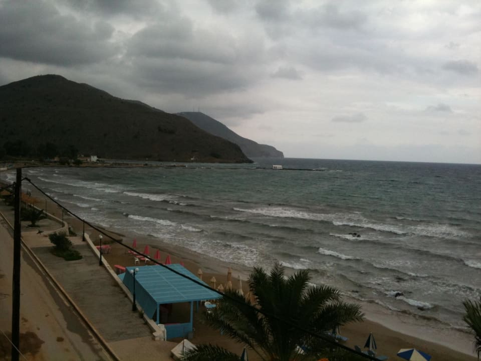 Aussicht vom Badezimmer Hotel Corissia Princess