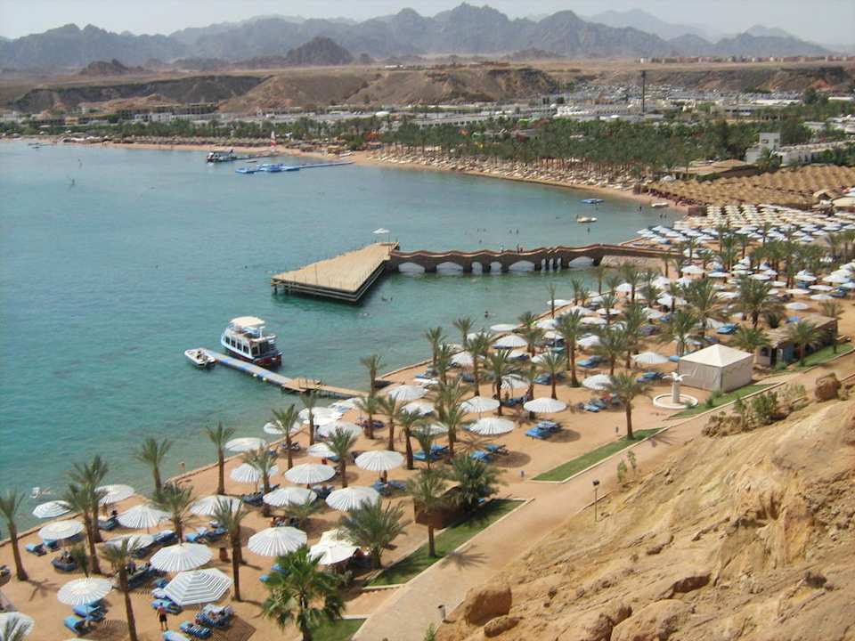 Widok na plażę Albatros Sharm Resort