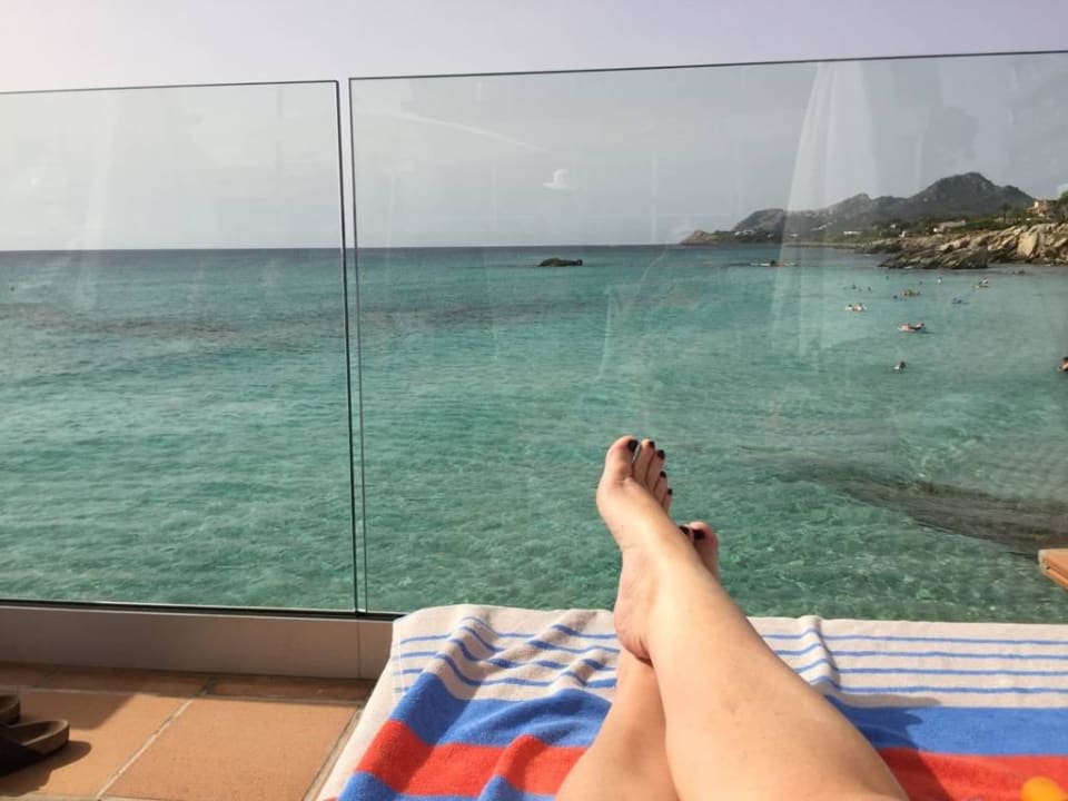 Aussicht von der neu eröffneten Terrasse Son Moll Sentits Hotel & Spa