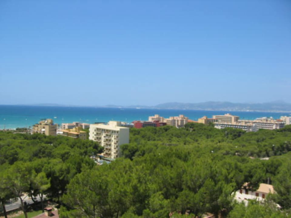 Ausblick vom Hotel in den oberen Etagen Grupotel Taurus Park