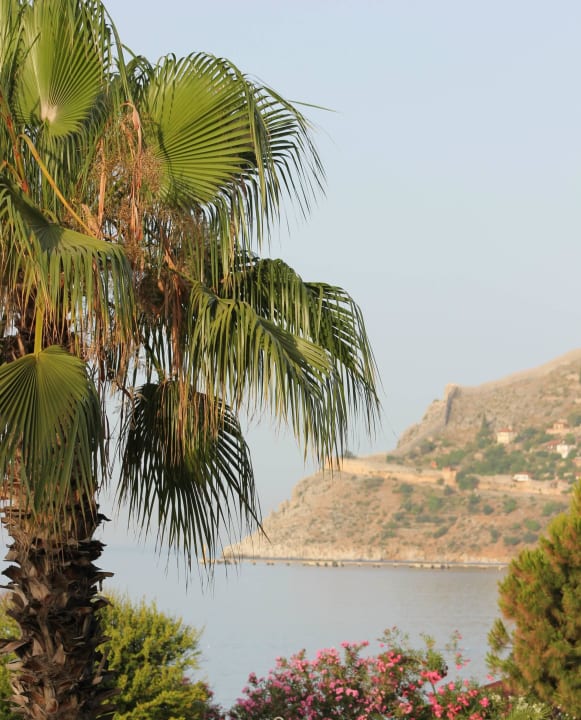 Uizicht vanuit de kamer Eftalia Downtown Hotel