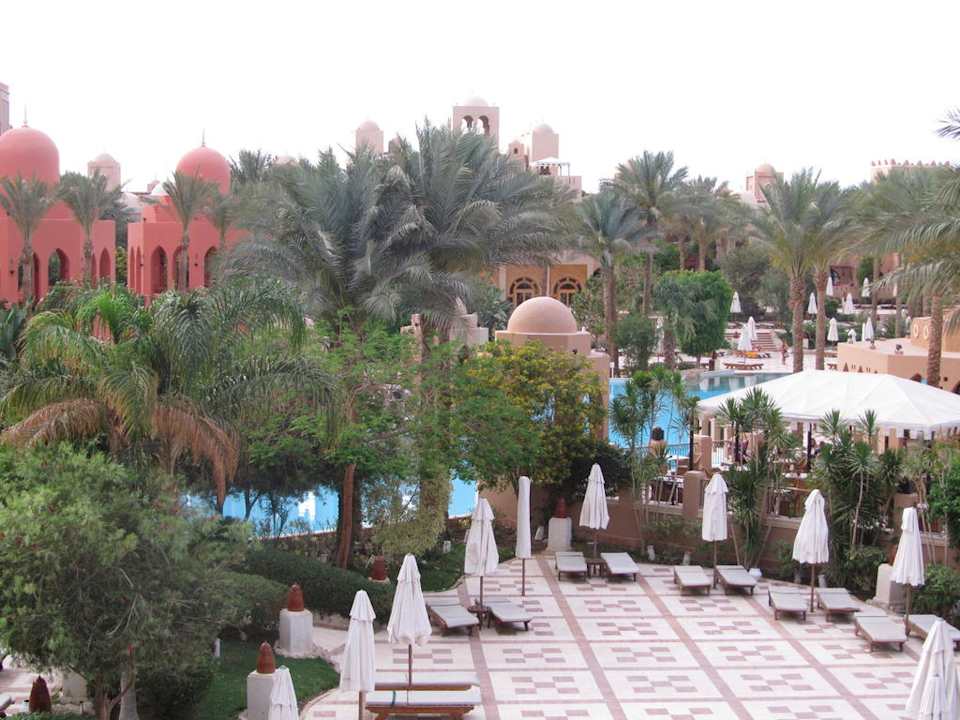Ausblick von unserem Balkon Makadi Palace
