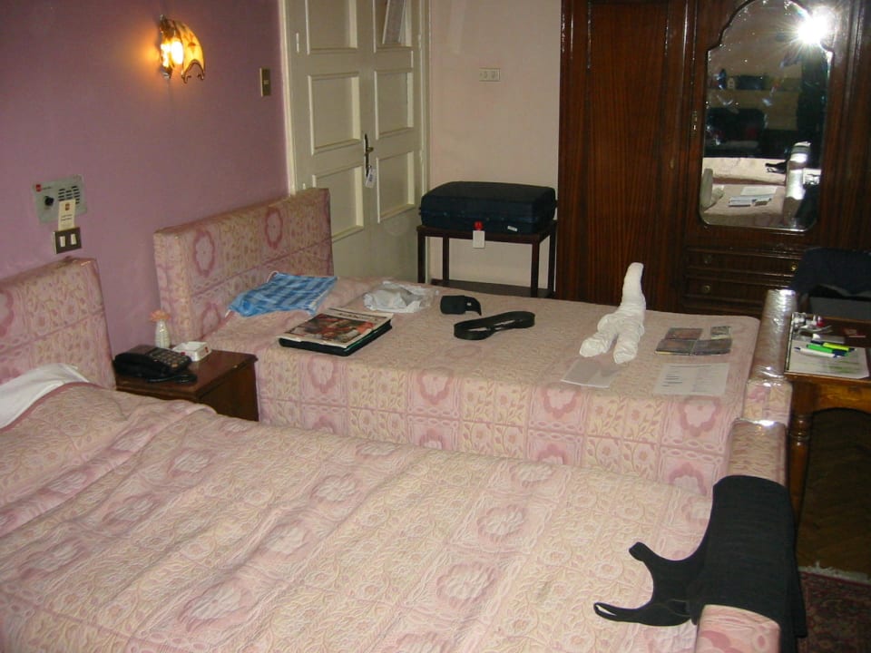Doppelzimmer Innenansicht Grand Hotel Kairo