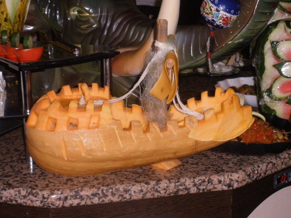 Deko am Büffet Hotel Orfeus Park