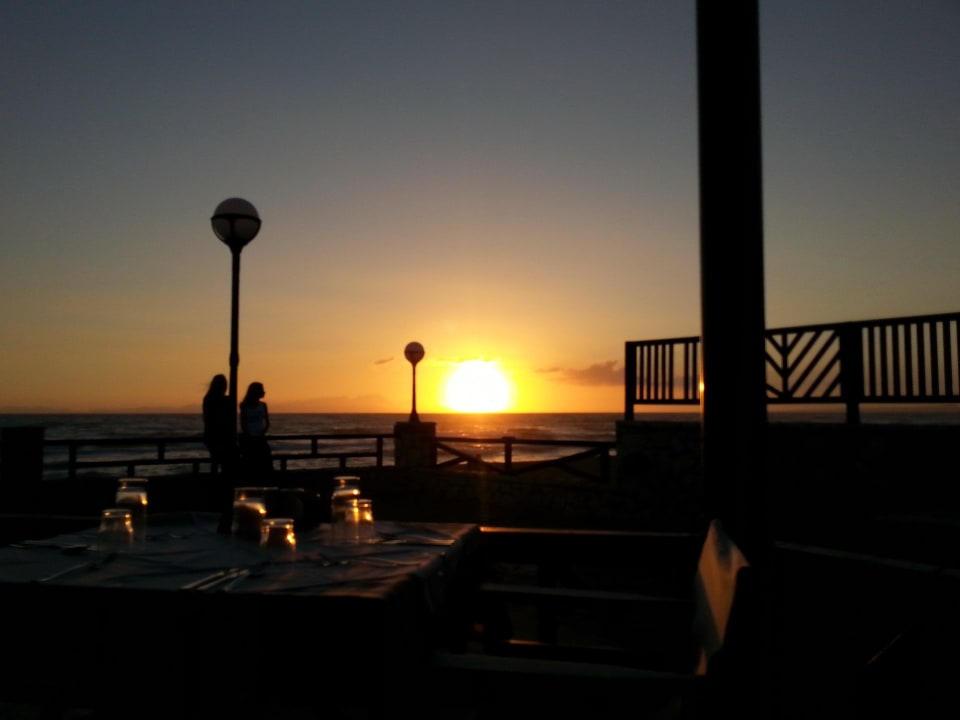 Widok z restauracji greckiej (A La Carte) Aldemar Olympian Village
