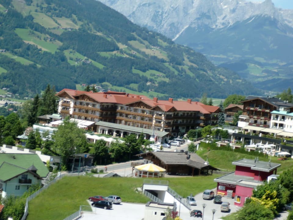 Der Oberforsthof - aus der Seilbahn geknipst Hotel Oberforsthof