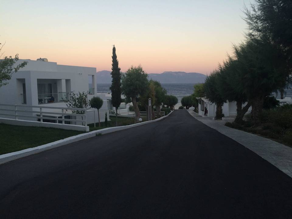 Weg zum Strand  Dimitra Beach Hotel & Suites