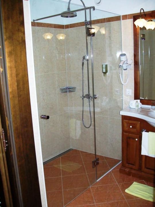 Dusche Romantik SPA Hotel Seefischer