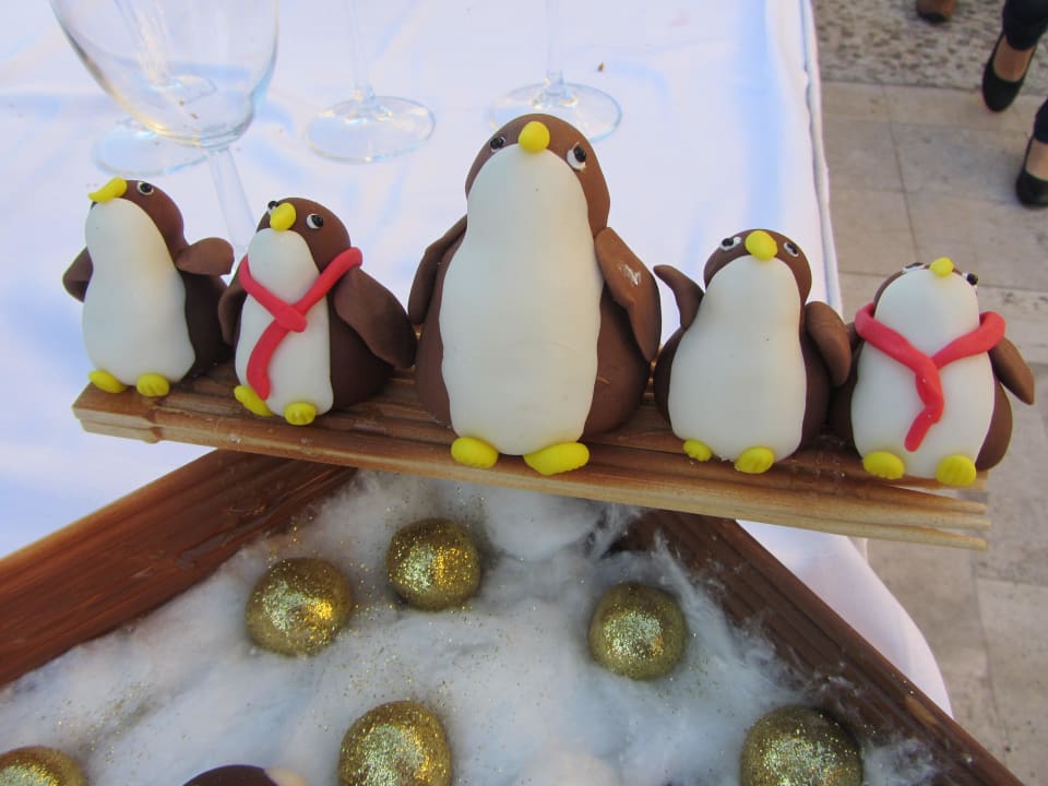 Liebevolle Deko am Buffet Hotel Delphin Imperial