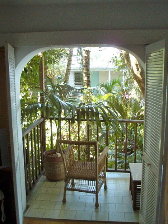 Blick auf den Balkon Hotel Siboney Beach Club