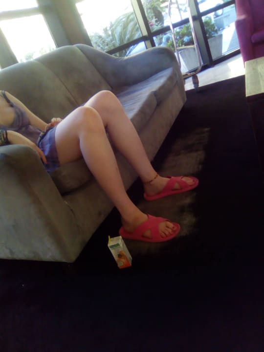 Abgewetzter Teppich Hotel Estalagem do Mar