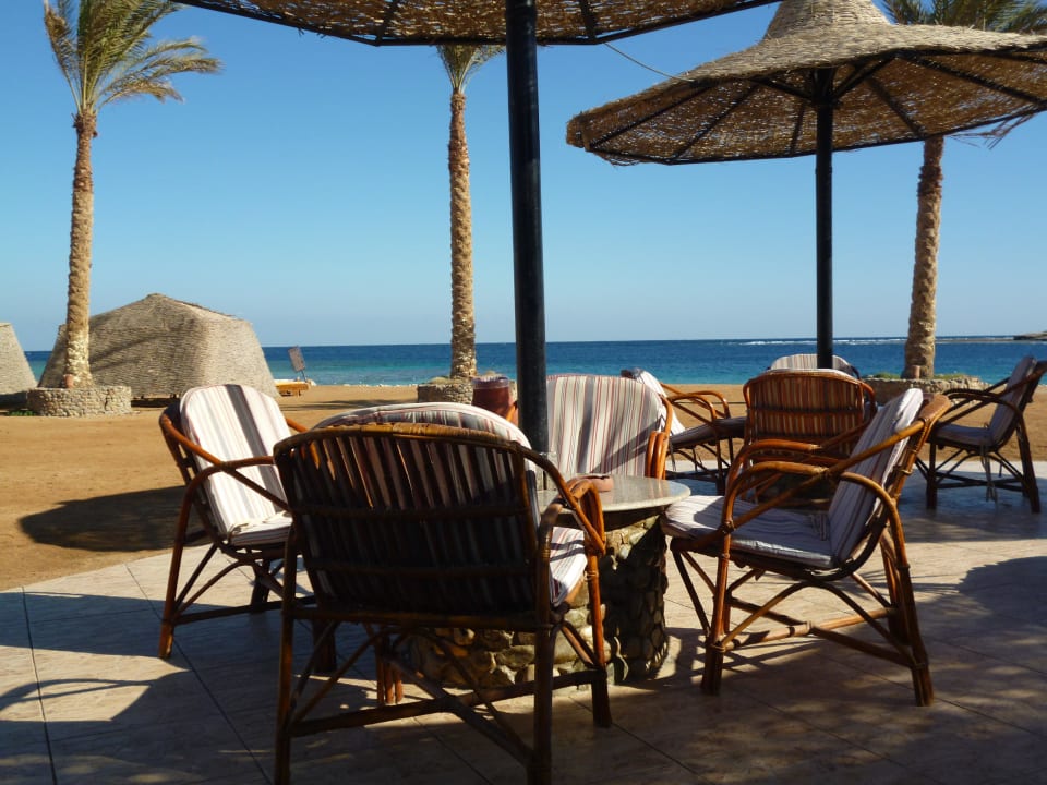 Sitzplätze mit Meerblick Hotel Coral Garden