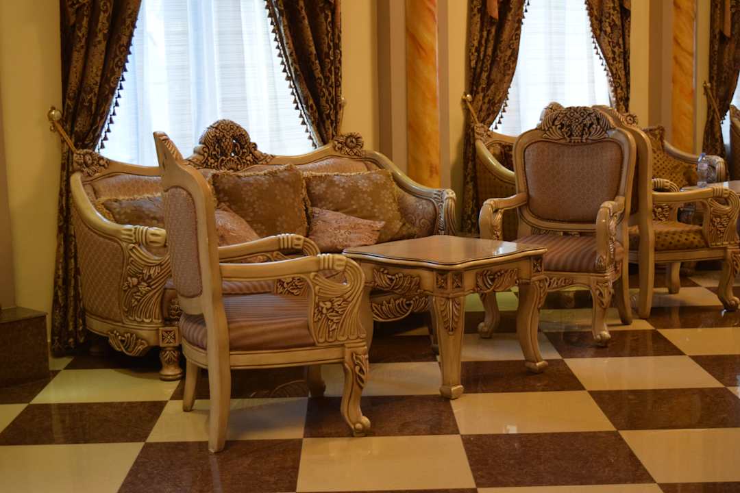 Die Lobby des Hotels Hotel & Spa Borjomi Palace