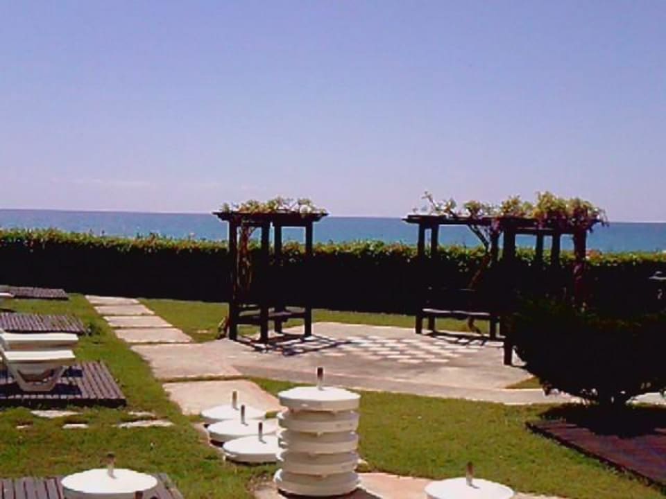 Ausblick meines Zimmers Selectum Family Resort Side