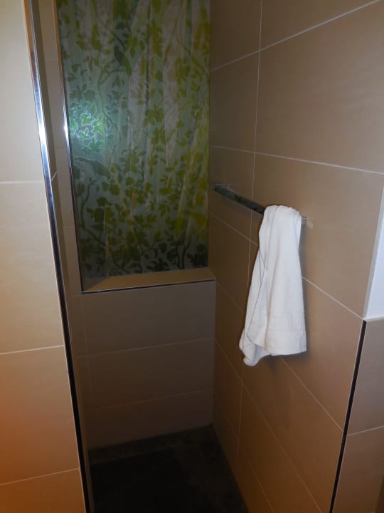 Dusche ohne Abtrennung Hotelanlage Starick