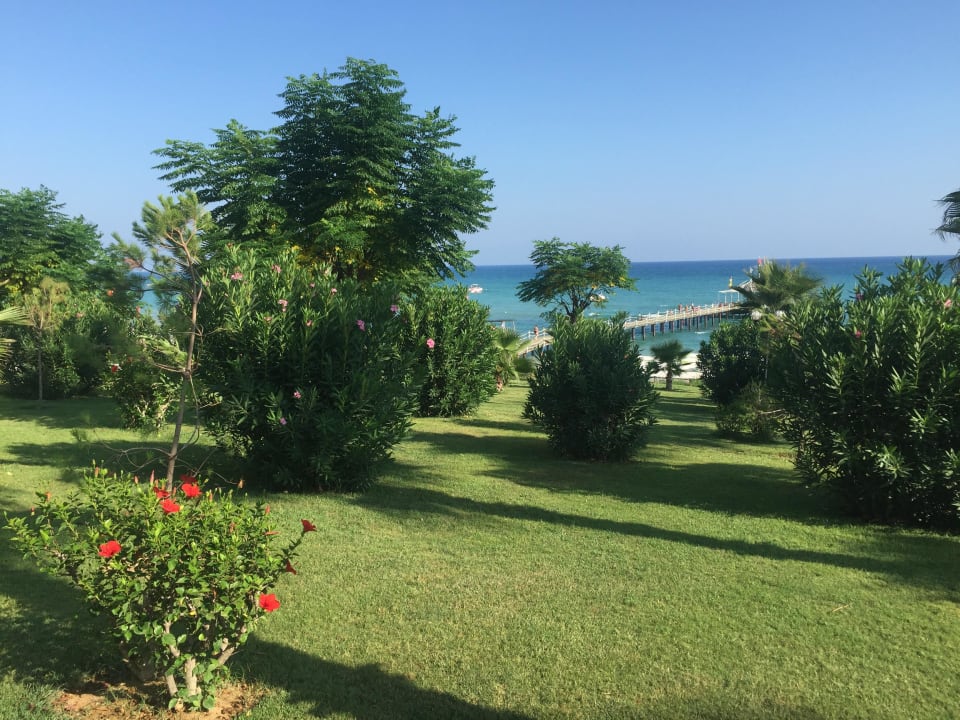 Traumhafte Grünanlage Hotel Turan Prince