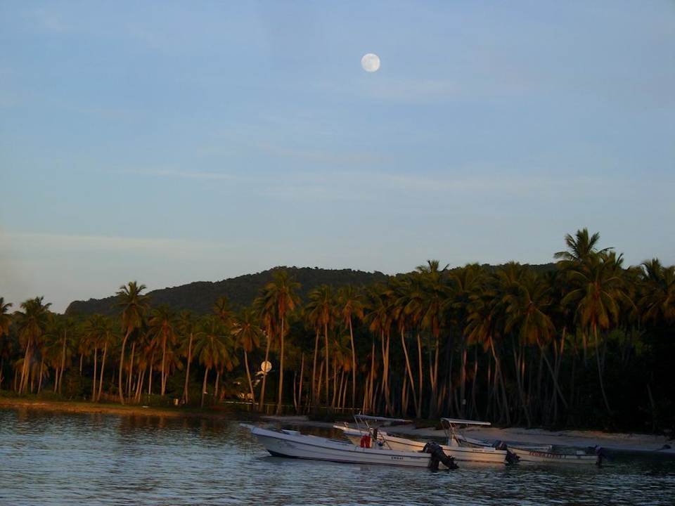 Bucht im Abendlicht Wyndham Alltra Samana
