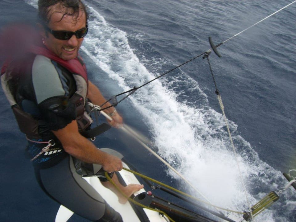 Dany auf Hobie Tiger ROBINSON JANDIA PLAYA