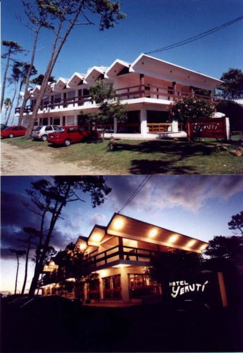 Hermosa contraposición vista de día y de noche Hotel Yeruti