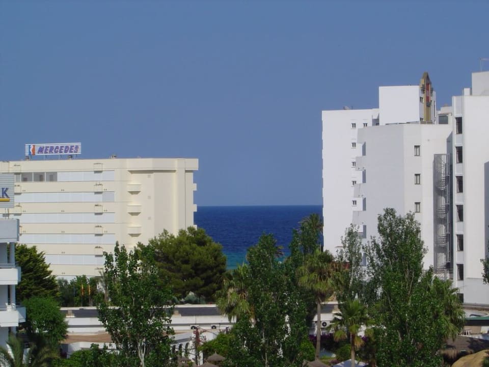 Blick vom Balkon auf das Meer Hotel Cala Millor Garden - Adults only