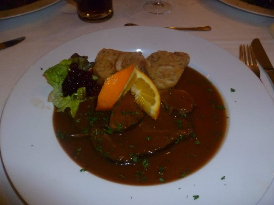 Ich hatte  Hirschbraten Altstadthotel Brauerei-Gasthof Winkler
