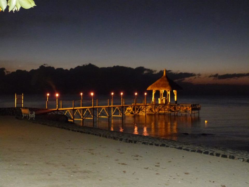 Der dekorierte Bootssteg  Maritim Resort & Spa Mauritius
