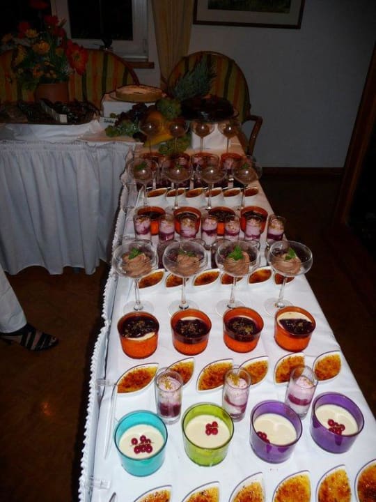 Dessertangebot  beim Galamenü Hotel Birkenhöhe