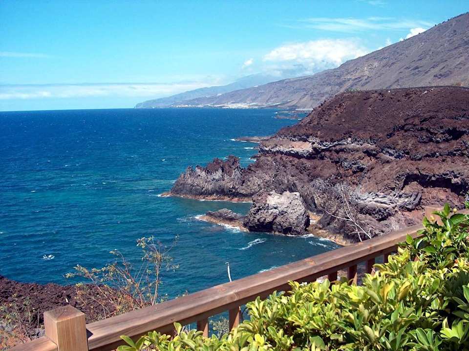 Blick zur Steilküste am Hotel La Palma Princess