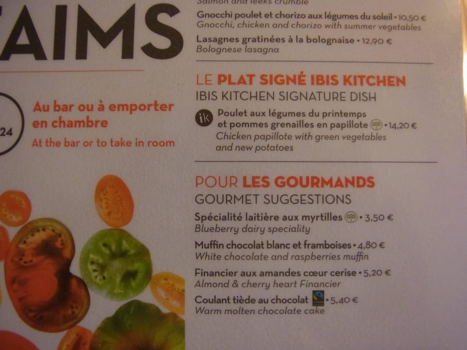 Preise Hotelbar ibis Hotel Colmar Centre