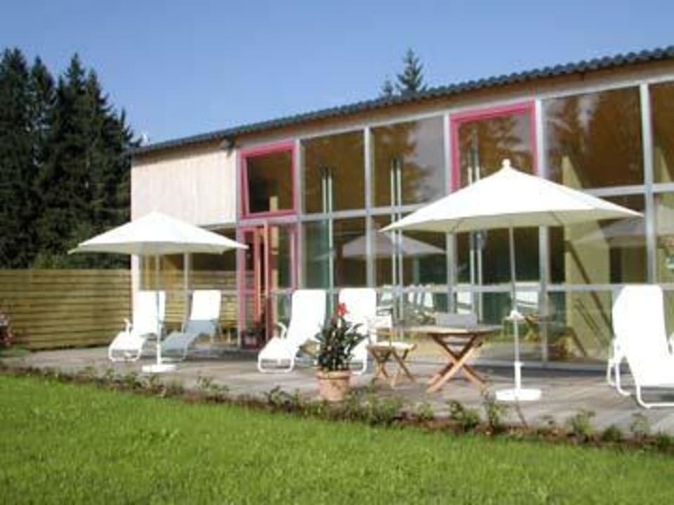 Sonnerterrasse bei der Sauna Hotel Marvia