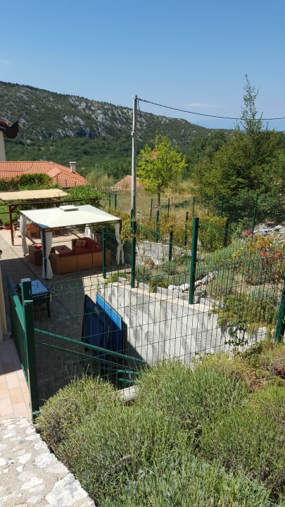 Ausblick vom Pool Villa Vallis