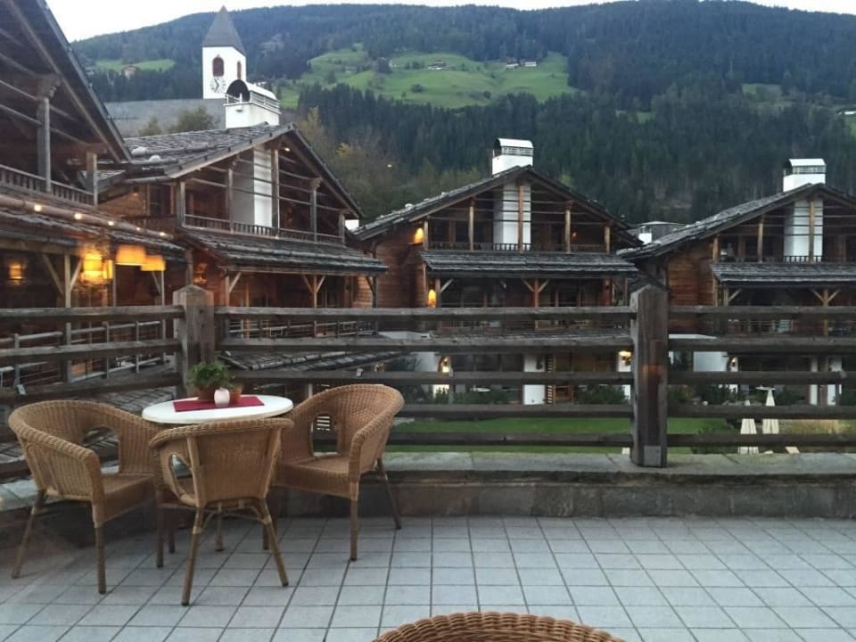 Blick vom Restaurant aus Post Alpina - Family Mountain Chalets