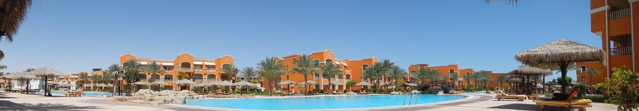 View from the sun lounger Sentido Caribbean World Soma Bay