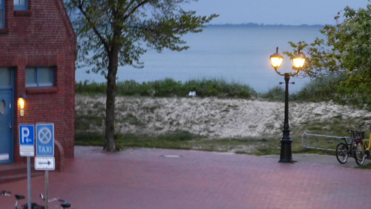 Blick aus dem Fenster zum Meer Apartments Hellinghaus