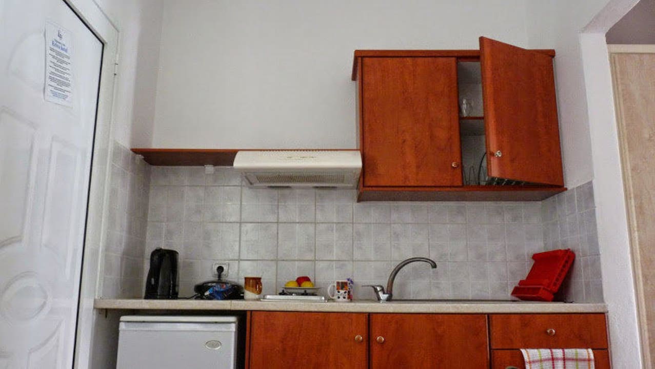 Pokój dzienny w studio Hotel Eriva