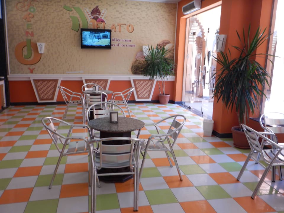 Eiscafé  Pickalbatros Alf Leila Wa Leila Resort - Neverland Hurghada