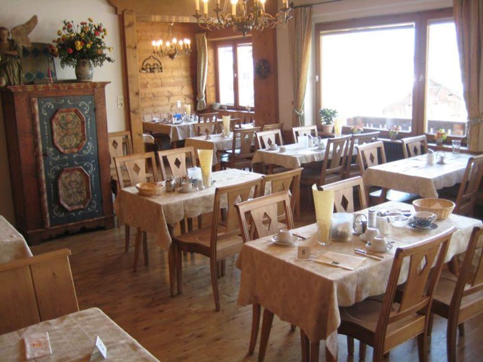 Frühstücksraum Hotel Komperdell